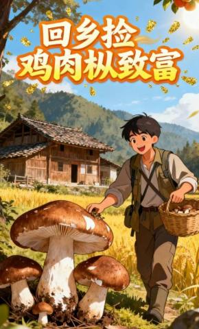 短剧《回乡捡鸡肉枞致富》海报