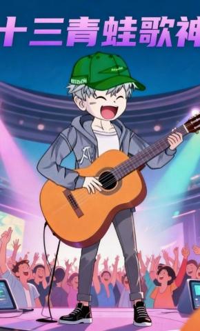 短剧《十三青蛙歌神》海报