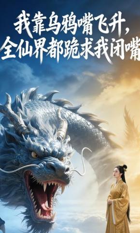 短剧《我靠乌鸦嘴飞升，全仙界都跪求我闭嘴》海报