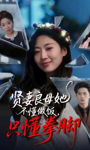 短剧《贤妻良母她不懂做饭，只懂拳脚》海报