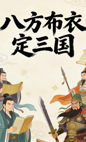 短剧《八方布衣定三国》海报