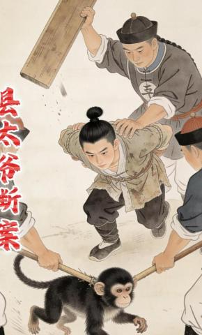 短剧《县太爷断案》海报