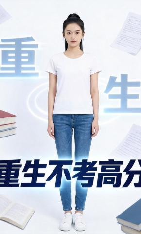 短剧《重生不考高分》海报