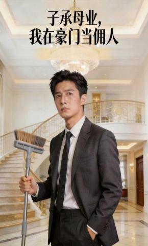 短剧《子承母业，我在豪门当佣人》海报