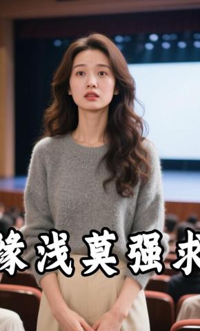 短剧《缘浅莫强求》海报