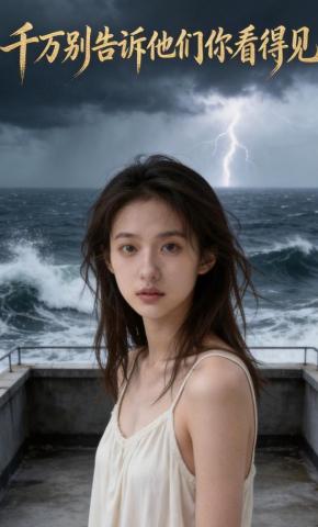 短剧《千万别告诉他们你看得见》海报