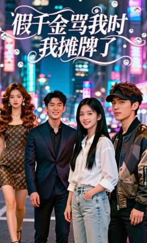 短剧《假千金骂我时，我摊牌了》海报