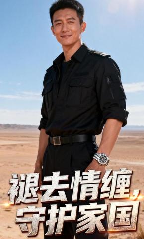 短剧《褪去情缠，守护家国》海报