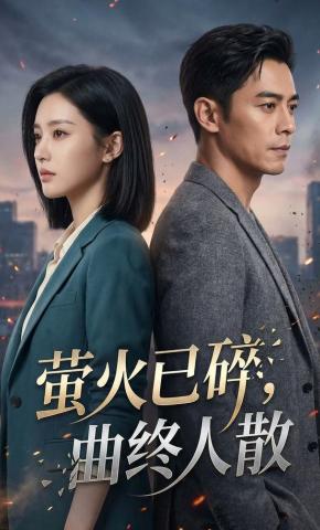 短剧《萤火已碎，曲终人散》海报