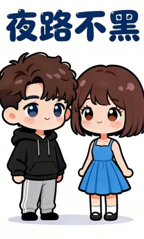 短剧《夜路不黑》海报