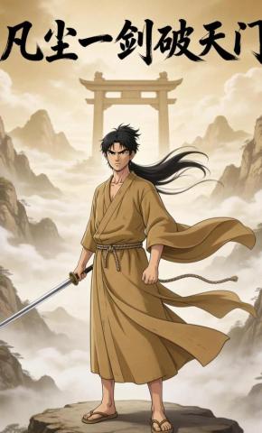 短剧《凡尘一剑破天门》海报