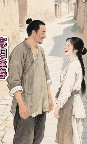 短剧《寡妇逢春》海报