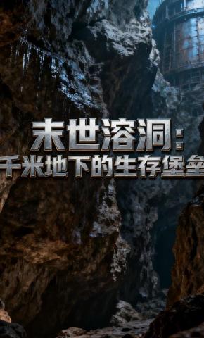 短剧《末世溶洞：千米地下的生存堡垒》海报