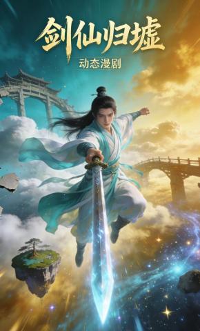 短剧《剑仙归墟》海报