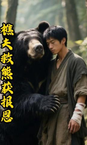 短剧《樵夫救熊获报恩》海报