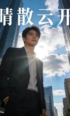 短剧《晴散云开》海报