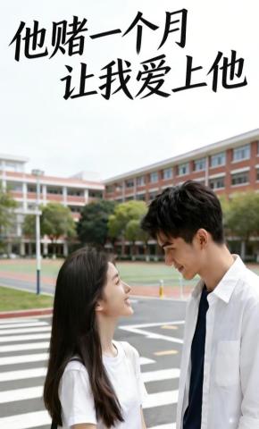 短剧《他赌一个月让我爱上他》海报