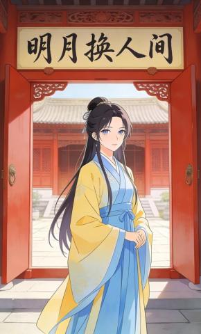 短剧《明月换人间》海报