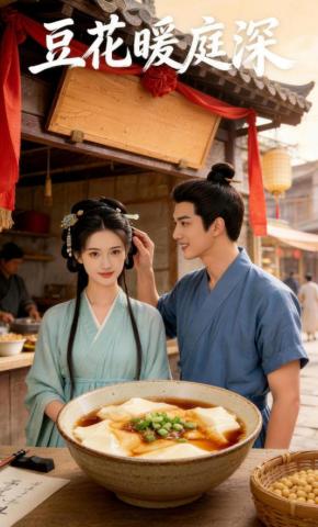 短剧《豆花暖庭深》海报