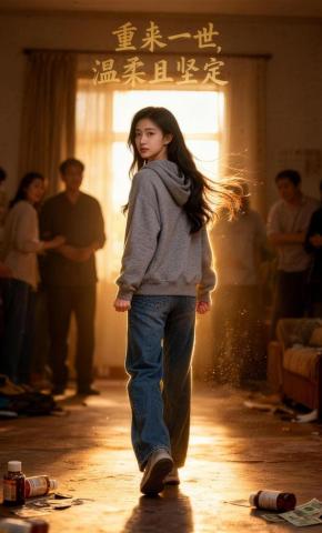 短剧《重来一世，温柔且坚定》海报