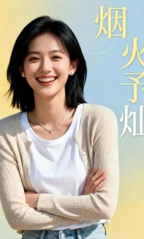 短剧《烟火予灿》海报