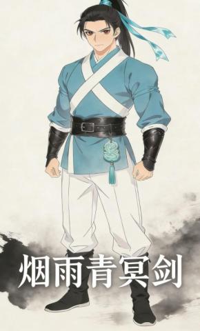 短剧《烟雨青冥剑》海报