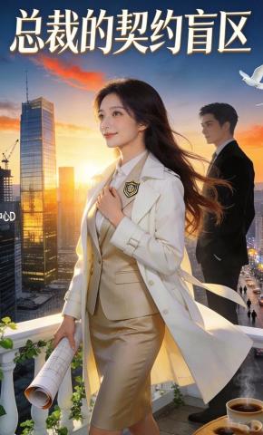 短剧《总裁的契约盲区》海报