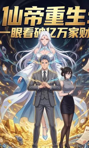 短剧《仙帝重生：一眼看破亿万家财》海报