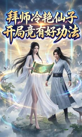 短剧《拜师冷艳仙子，开局竟有好功法》海报