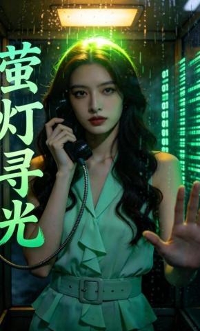 短剧《萤灯寻光》海报