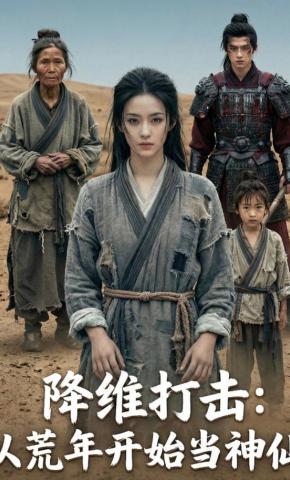 短剧《降维打击：从荒年开始当神仙》海报