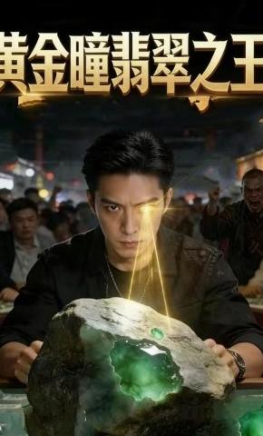 短剧《黄金瞳翡翠之王》海报