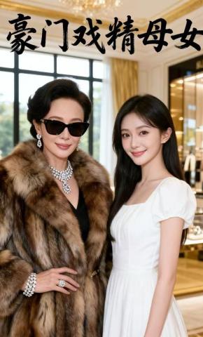 短剧《豪门戏精母女》海报