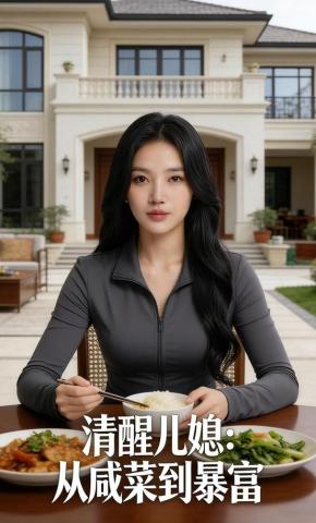 短剧《清醒儿媳：从咸菜到暴富》海报