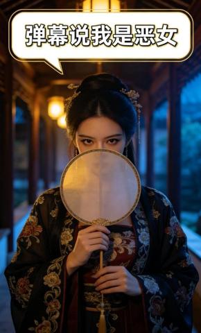 短剧《弹幕说我是恶女》海报