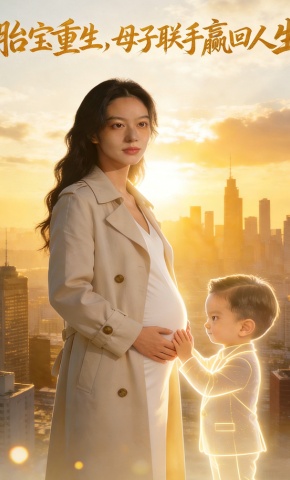 短剧《胎宝重生母子联手赢回人生》海报
