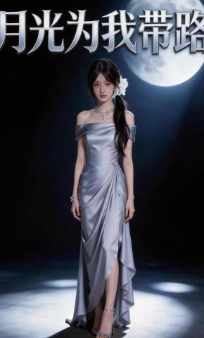 短剧《月光为我带路》海报