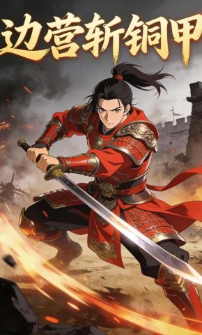 短剧《边营斩铜甲》海报