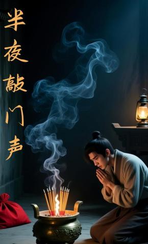 短剧《半夜敲门声》海报