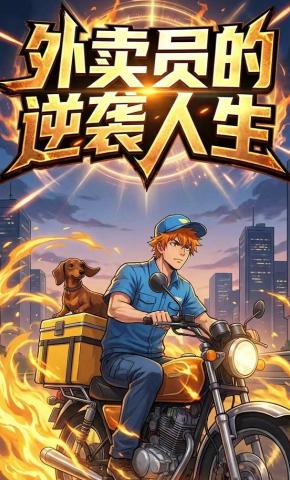 短剧《外卖员的逆袭人生》海报