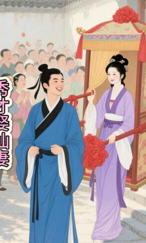 短剧《秀才娶仙妻》海报