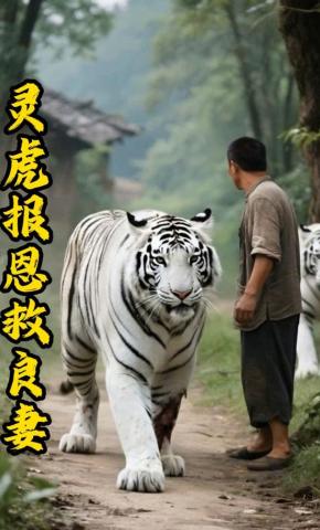 短剧《灵虎报恩救良妻》海报