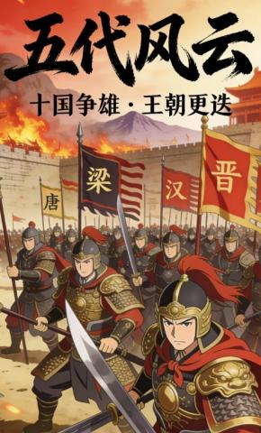 短剧《五代风云》海报