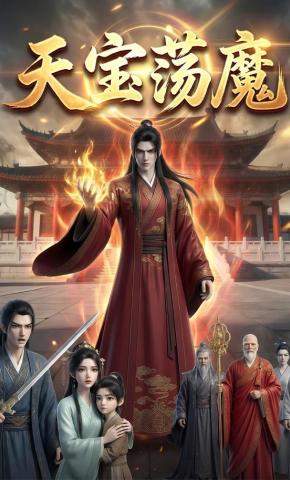 短剧《天宝荡魔》海报
