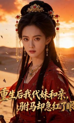 短剧《重生后我代妹和亲，驸马却急红了眼》海报