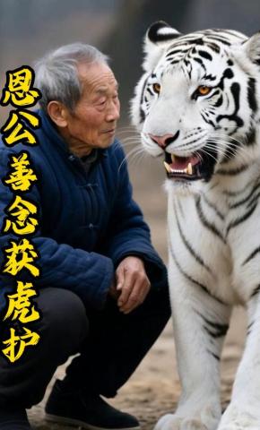 短剧《恩公善念获虎护》海报