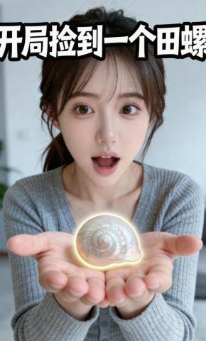短剧《开局捡到一个田螺》海报
