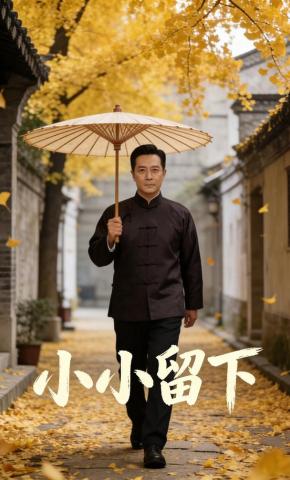 短剧《小小留下》海报