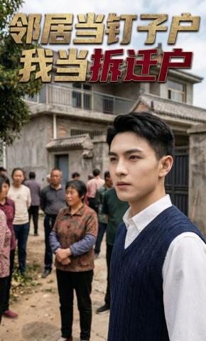 短剧《邻居当钉子户，我当拆迁户》海报