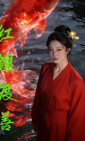 短剧《红鲤渡善》海报